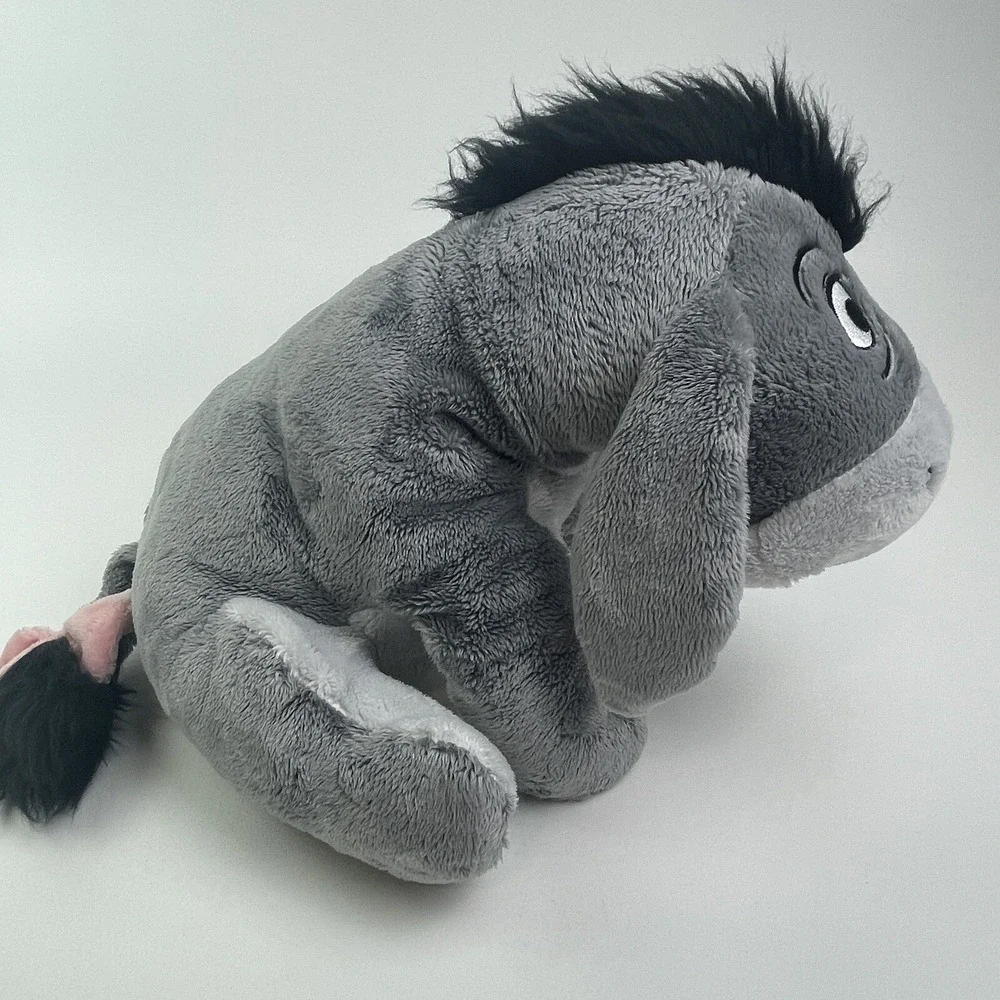 Disney‎ Store Eyeore Plush Toy Winnie The Pooh Stuffed Animal Detachable Tail